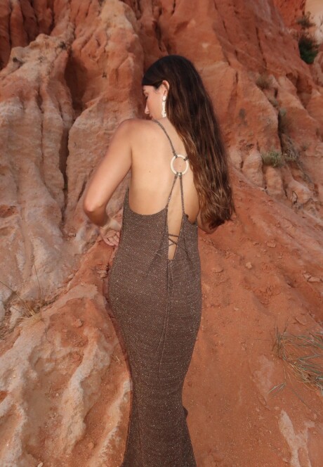 Preorder - Vestido new Zurich SS27 Coffee