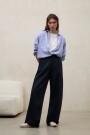 PANTALÓN DE LINO MIEL Navy