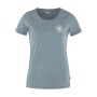 Polo Fjallraven 1960 Logo T-shirt W Mujer Indigo Blue-Melange