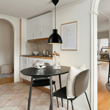 ARTEFACTO COLGANTE DECORATIVO ALPHA Lámpra Colgante Alpha Negro