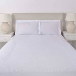 Duvet Cover Blanco Con Vivo Blanco 290 x 240 cm