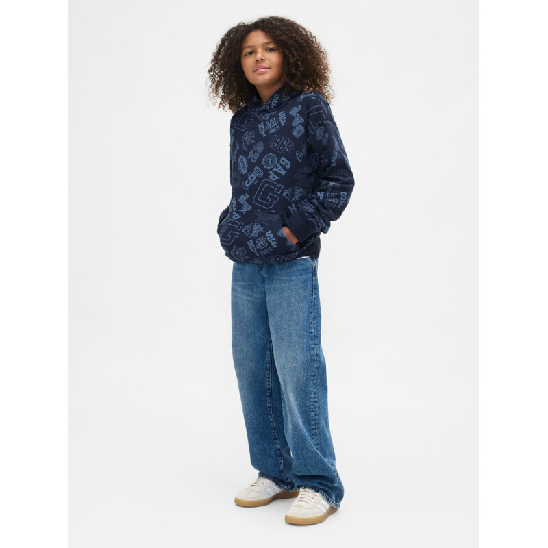 V-FRCH FT FALL LOGO PO - AOP PRINT TAPESTRY NAVY