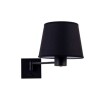 APLIQUE CON BRAZO SIMPLE Y PANTALLA CONICA 1L E27 NEGRO APLIQUE CON BRAZO SIMPLE Y PANTALLA CONICA 1L E27 NEGRO