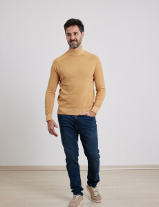 470176 SWEATER Camel