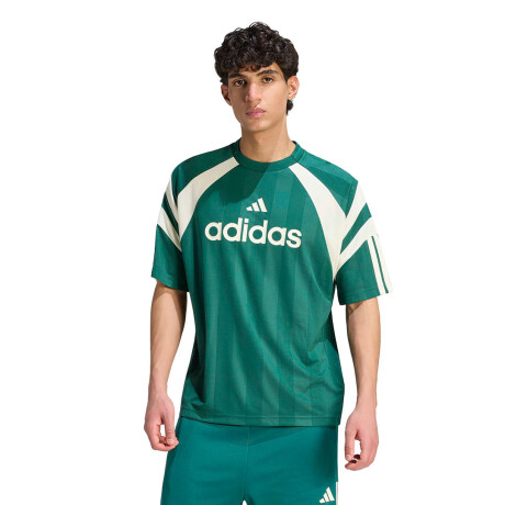 Remera de Hombre Adidas M Tiro Jrsy Verde - Beige