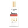 Protector Solar Facial con Color Claro FPS 50+ UV Defender Fluido 40 ml - L'Oréal Protector Solar Facial con Color Claro FPS 50+ UV Defender Fluido 40 ml - L'Oréal