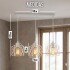 Lampara De Techo Colgante De 3 Luces Jaula Metal Moderna IMBACK Color Blanco Lampara De Techo Colgante De 3 Luces Jaula Metal Moderna IMBACK Color Blanco