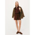 SHORTS FEM MARROM ESCURO