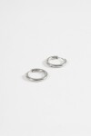 Aros acero small plateado