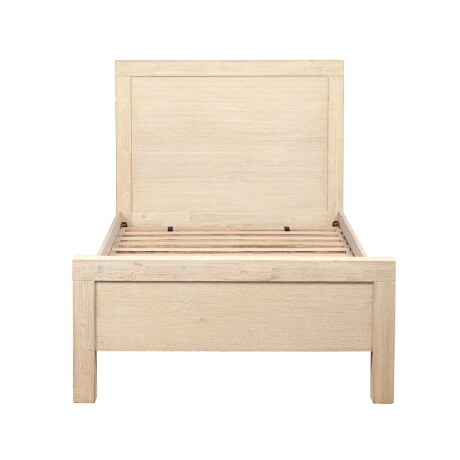 CAMA 1 1/2 PLAZA MADERA-ACACIA NATURAL-BEIGE PRINCE