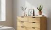 Cómoda 4 Cajones - Linea Nordica Roble
