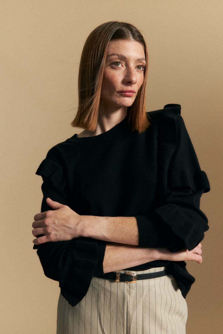 SWEATER CIGANDA Negro