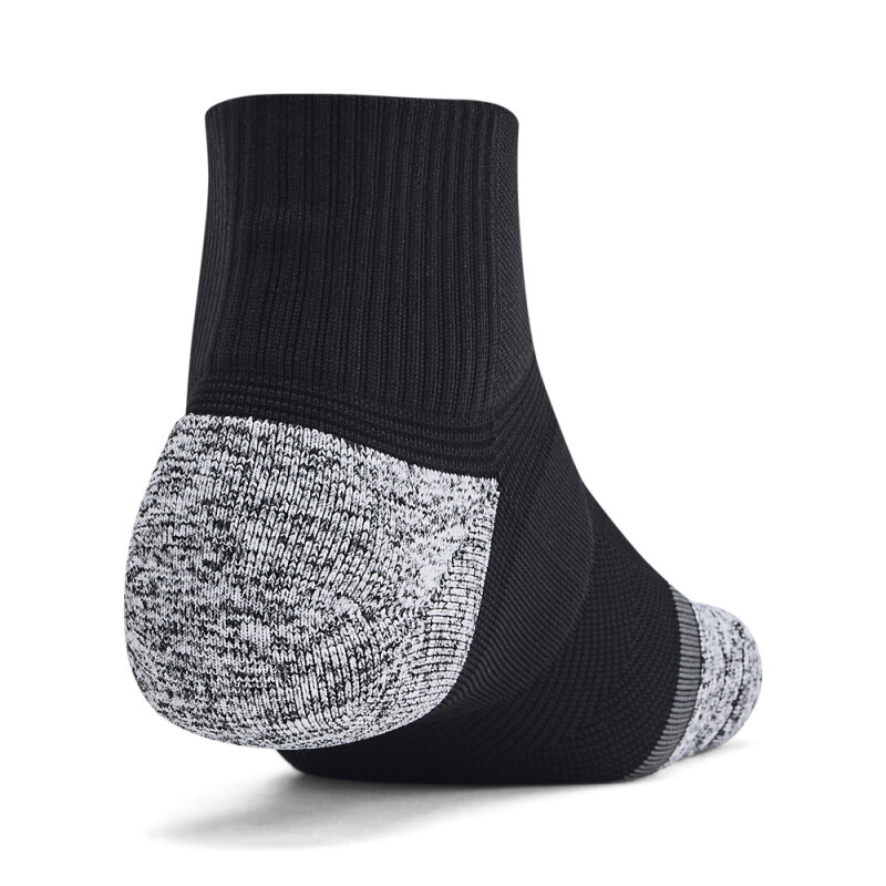 Unisex UA AD Pro 3pk Qtr-BLK BLK-001