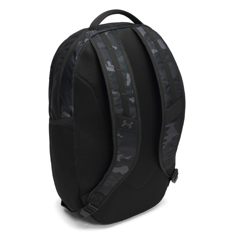 UA Hustle 6.0 Backpack-GRY BLK-007