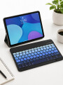 TECLADO BLUETHOOTH CON SOPORTE AZUL