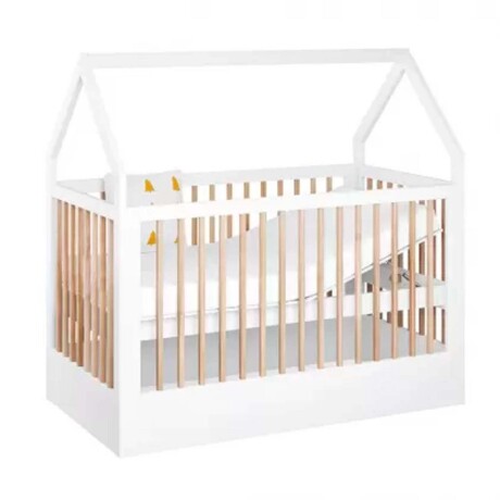 ROCKY CUNAS MDF-Y-MADERA BLANCO CUNA CASITA 2EN1