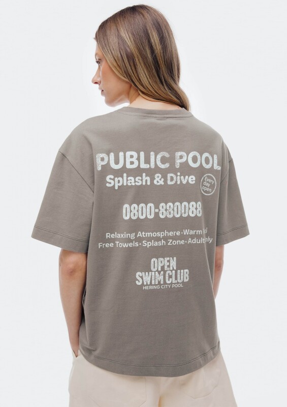 CAMISETA MM FEM CINZA