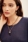 COLLAR BLACK HORN Negro