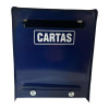 Buzón metálico para cartas Azul