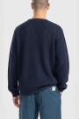 LONG SLEEVE KNITTED SHIRT Navy