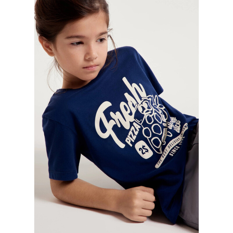 CAMISETA MM MASC AZUL MARINHO