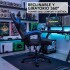 Silla Gamer Ergonomica Escritorio Reclinable Soporta 200kg Imback Negro con Azul Silla Gamer Ergonomica Escritorio Reclinable Soporta 200kg Imback Negro con Azul