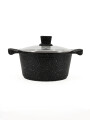 OLLA CON TAPA LINEA AVANOS NEGRO (V)