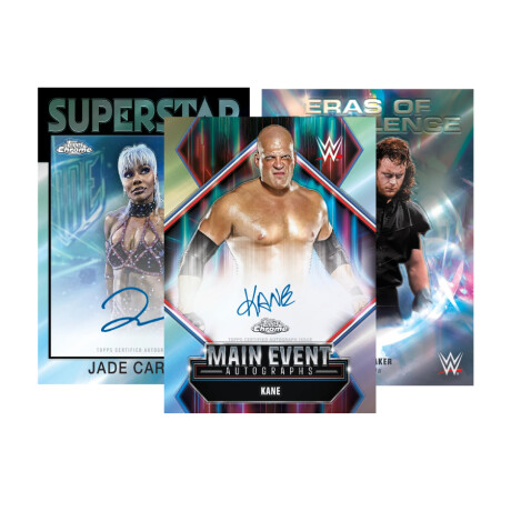 Topps Chrome WWE 2026 - Value Box - 28 tarjetas Topps Chrome WWE 2026 - Value Box - 28 tarjetas