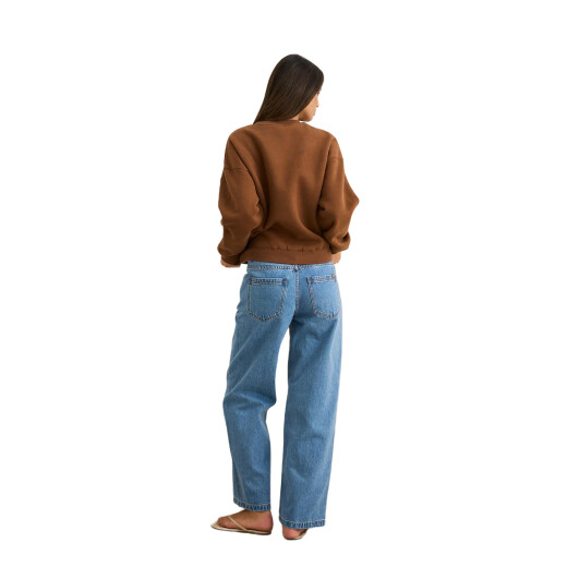 Buzo Rhythm Sunny Crew Neck Fleece - Marrón Buzo Rhythm Sunny Crew Neck Fleece - Marrón