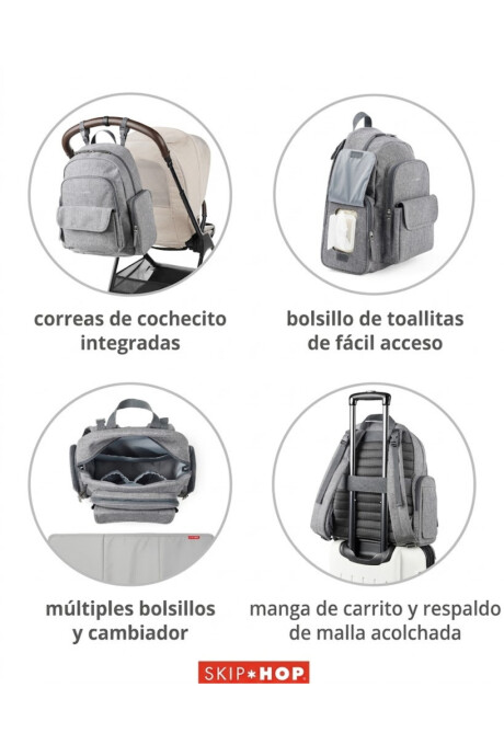 Mochila maternal Forma Next, gris Mochila maternal Forma Next, gris