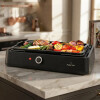 Parrilla Eléctrica Punktal 1.600w 50x35x10cm Negra Parrilla Eléctrica Punktal 1.600w 50x35x10cm Negra