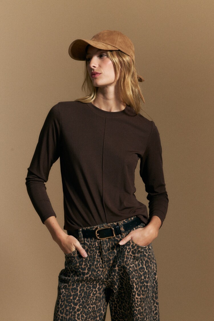 REMERA LAMOTE Visón