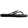 Sandalias Havaianas Sl Sq Logo Met FC Mujer Negro/plata