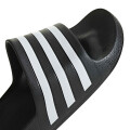 Chanclas de Hombre Adidas Adilette Aqua Negro - Blanco