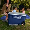 Conservadora Coleman 58,7 Lts con Ruedas azul