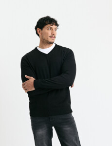 470985 SWEATER HARRINGTON LABEL Negro