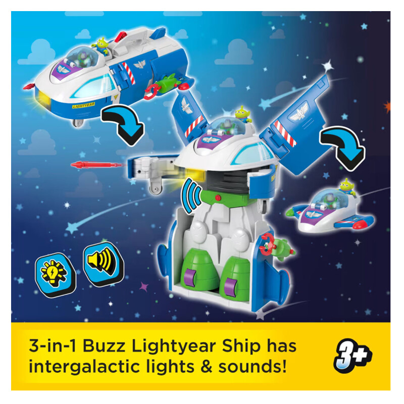 Toy Story Nave transformable de Buzz Imaginext Fisher Price Toy Story Nave transformable de Buzz Imaginext Fisher Price
