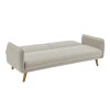 Sofá Sillón Cama Respaldo Reclinable - Mia Gris