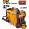 SOLDADORA INVERTER TIG/MMA 160A 220-240V LCD IGBT CON ACCESORIOS INGCO ING-TIG16 SOLDADORA INVERTER TIG/MMA 160A 220-240V LCD IGBT CON ACCESORIOS INGCO ING-TIG16