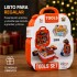 Mochila Caja de Herramientas Infantil 22 Piezas Naranja 1