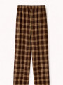 PANTALON PIJAMA FLANNEL MARRON OSCURO
