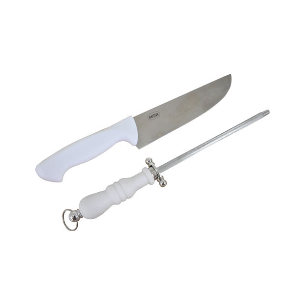 KIT CUCHILLA 36.3CM/CHAIRA 31,5 CM BLANCO