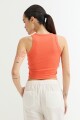 Musculosa cropped NARANJA