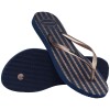 Sandalias Havaianas Slim Nautical Mujer Azul Marino Oro Rosa Metálico