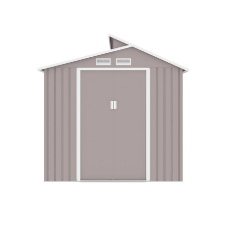 CASITA DE JARDIN ACERO GRIS CLIO