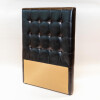 RESPALDO 1 PLAZA ( 0.90 MTS) - TAPIZADO EN PVC NEGRO RESPALDO 1 PLAZA ( 0.90 MTS) - TAPIZADO EN PVC NEGRO