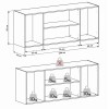 Mueble de cocina bajo mesada gris y aéreo 150 cm Cisne Mueble De Cocina Bajo Mesada Gris Y Aéreo 150 Cm Cisne