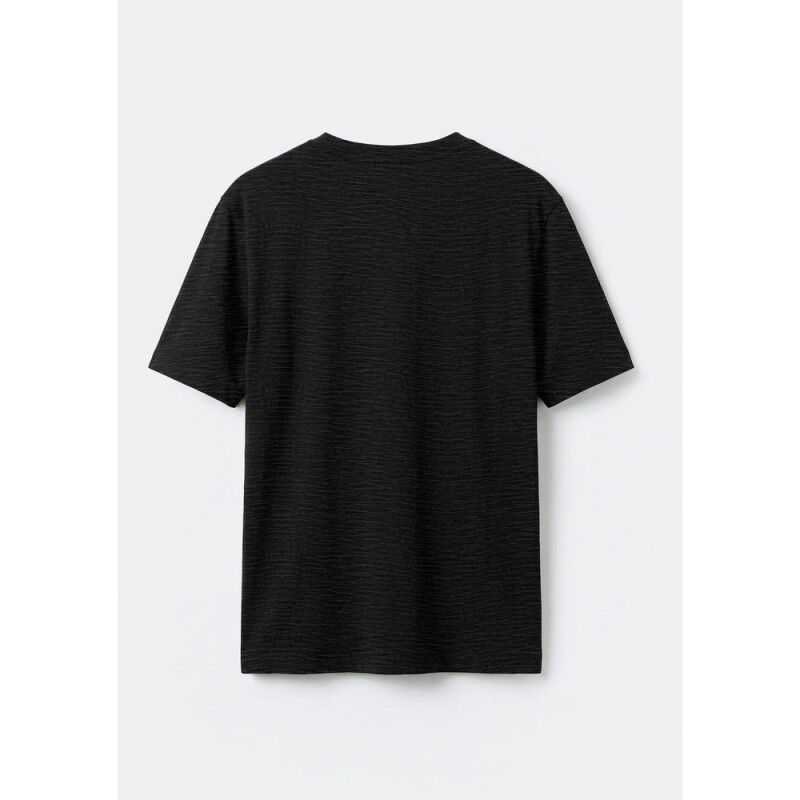 CAMISETA MM MASC PRETO ESCURO