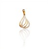 Dije Gota-Oro bajo-Piedra Zirconia-CP8539 conpiedra