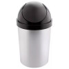 Papelera de Metal con Tapa Abre/Cierra 5 Litros Rimax Papelera de Metal con Tapa Abre/Cierra 5 Litros Rimax